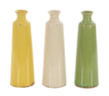 Ceramic Vase, 3 Assorted, 15 by 5"