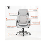 S600 Active Lumbar Ergonomic Bonded Leather Executive Massage Chair