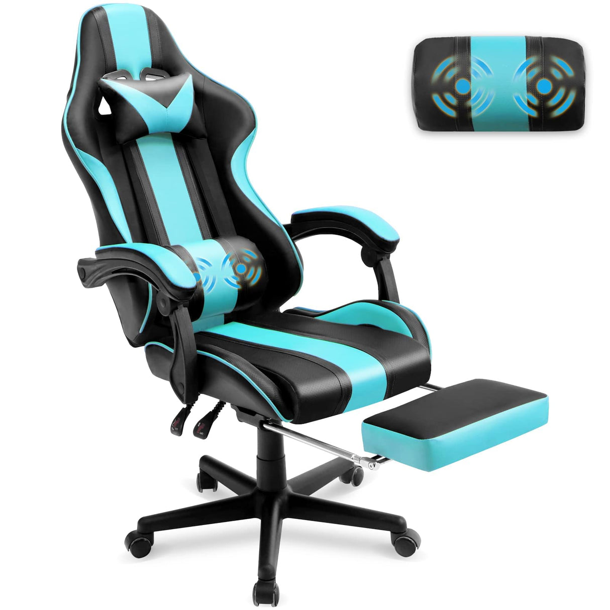 Gaming Chairs, Ergonomic Racing Style PC Game Computer Chair