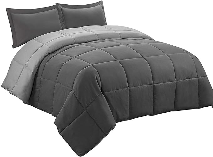 Multiple Sizes & Colors-Luxury Goose Down 800-Thread-Count 1 Piece Alternative