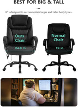 Office Exectuive Chair Big and Tall Office Chair 500lbs Wide Seat Computer Desk Chair