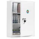 Wall Mount Medicine Cabinet, Large Capacity First Aid Wall Cabinet for Bathroom