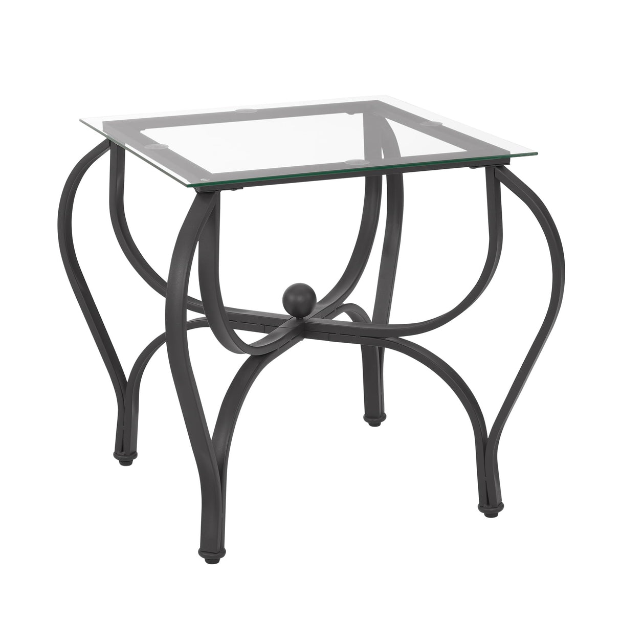 Tempered Glass Coffee Table Set of 3: Industrial Farmhouse Rectangle table