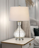 Lighting BO-2916TB Transitional One Light Table Lamp from Nador Collection in Pewter,