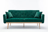 65" Teddy Sofa Couch,Convertible Futon Sofa Bed,Comfy Recliner Couch
