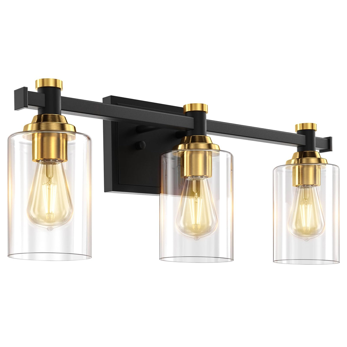 Vanity Lights for Bathroom, 3-Lights Painted Bathroom Light Fixtures Over Mirror