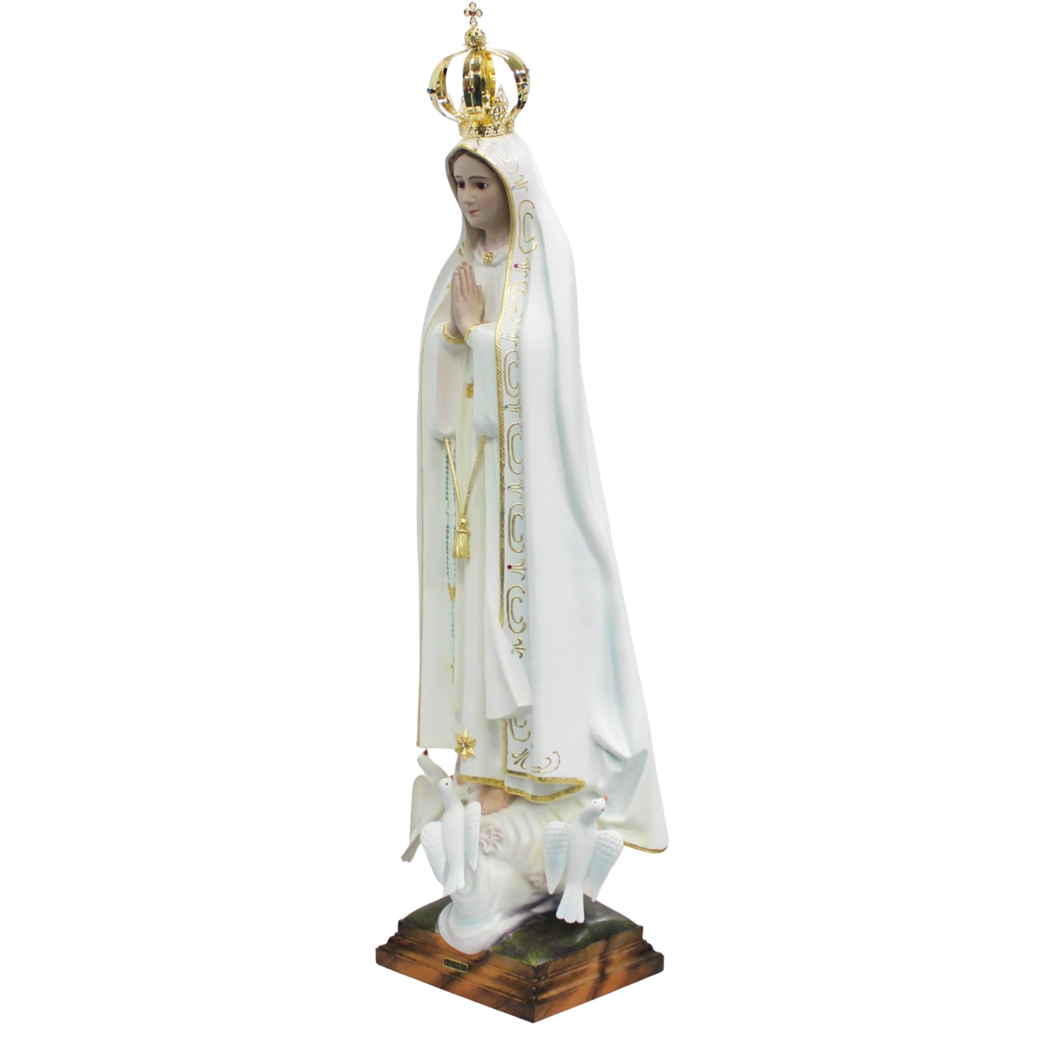 44 Inch Our Lady of Fatima Statue Religious Figurine Virgin Mary #1038