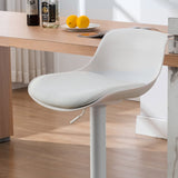 Bar Stools Set of 2, Modern Counter Height Bar Stools with Back and Soft Padded Seat