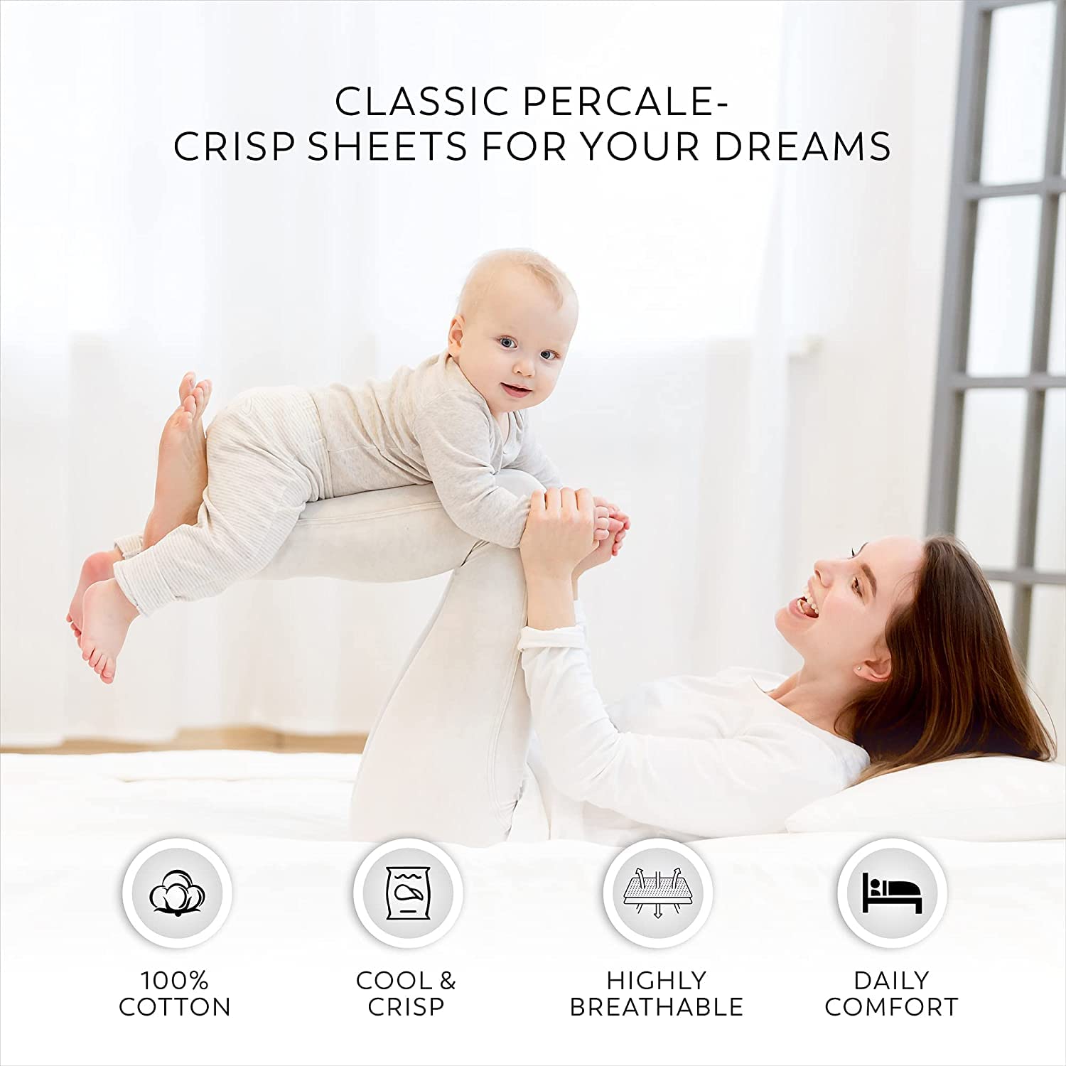 Hotel Luxury Bed Sheets, 400TC Twin Dark Gray Sheet Set, 100% Cotton Bed Sheets,