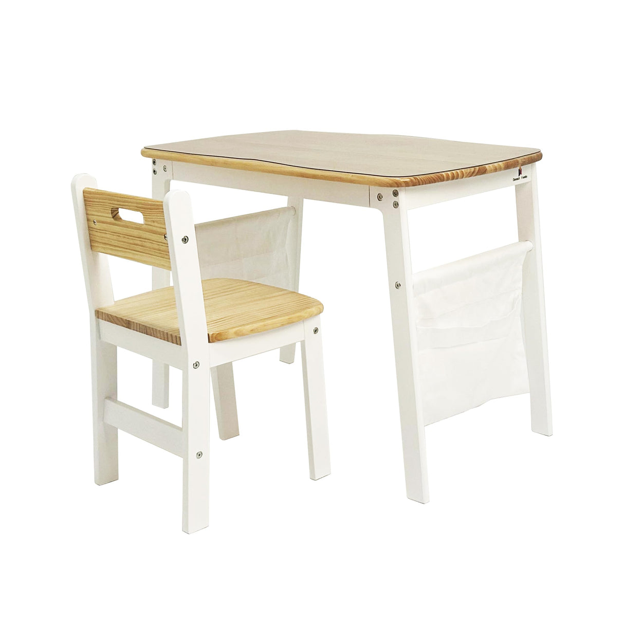 Kids Desk and Chair Set, Children First Study Desk and School Desk with Storage Bags and Mat for Elementary School Kids