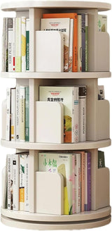Bookshelves Wooden 3-Tier Display Rack Floor Standing Book Shelf Nordic Standing Bookcase