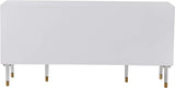 Furniture 315 Jive Collection Modern | Contemporary White Lacquer Sideboard/Buffet