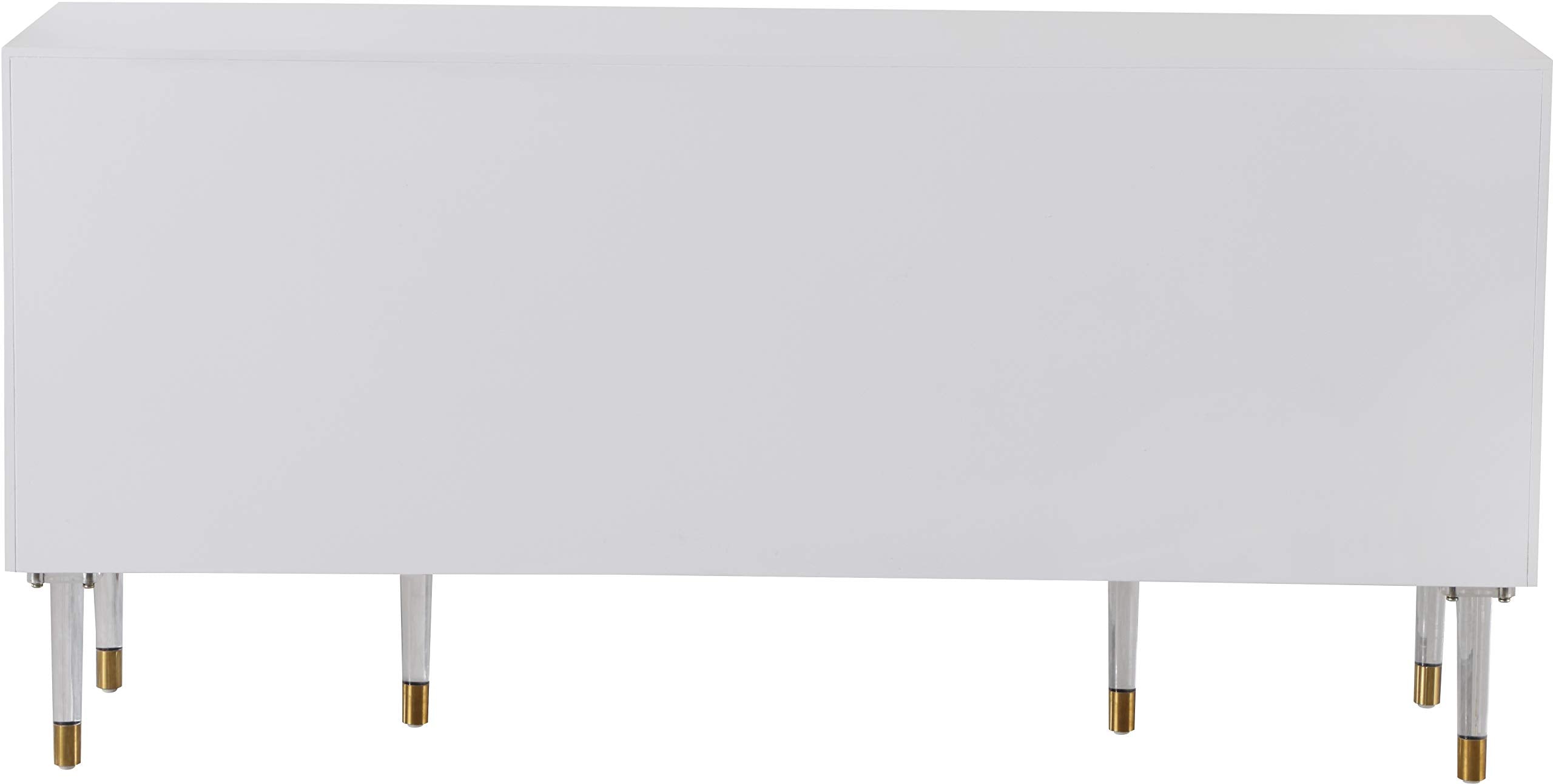 Furniture 315 Jive Collection Modern | Contemporary White Lacquer Sideboard/Buffet