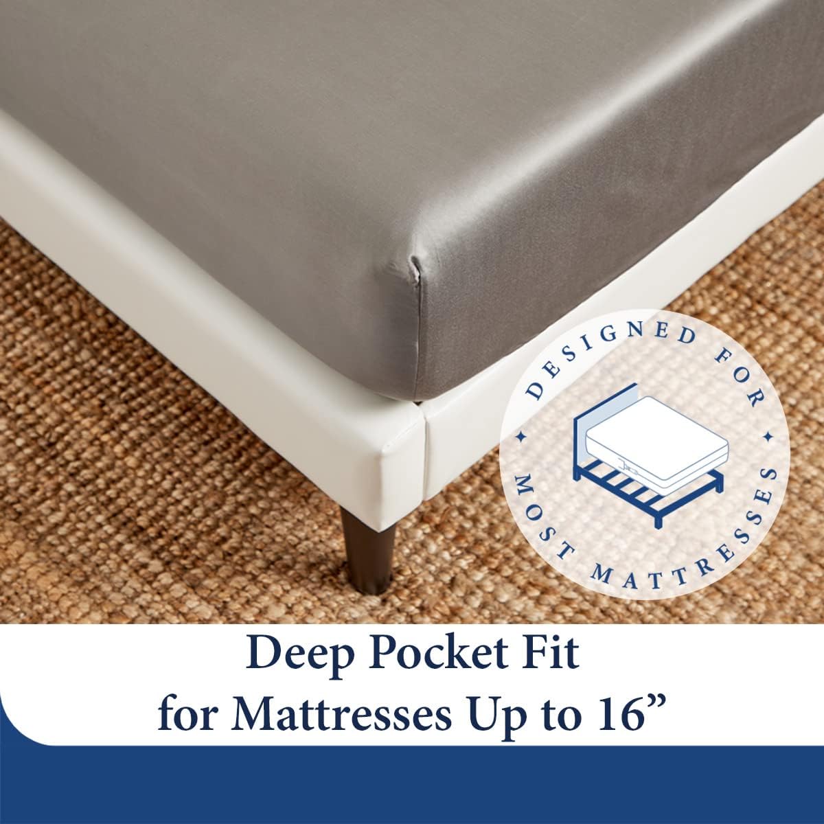 100% Rayon Derived from Bamboo Bed Sheet Set - Cooling, Breathable