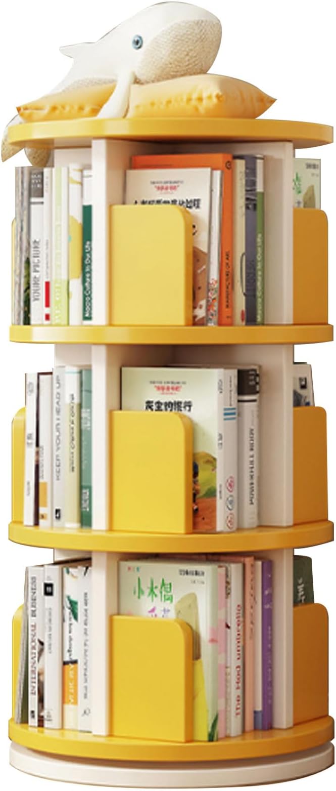 Rotating Bookshelf, Rotating Bookshelf Tower, 360 Rotating Bookshelf, Suitable for Small