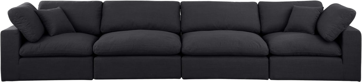 187Black-S158 Comfy Collection Modern | Contemporary Upholstered Modular Sofa