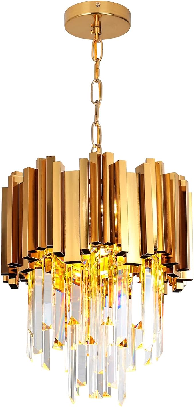 Modern Crystal Chandelier Lighting 8 Lights Pendant Lights Fixture