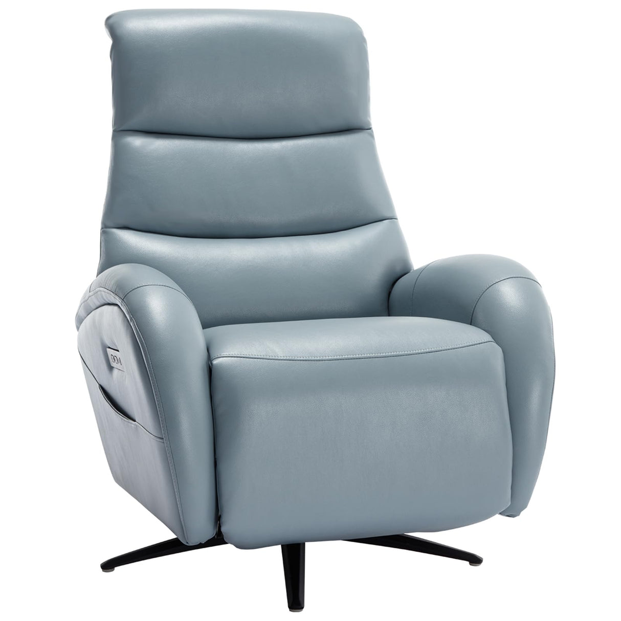 LuxNova Dual-Motor Swivel Recliner Chair with 170° Recline & Type-C Charging