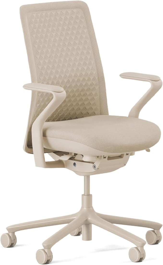 High Performance Executive Office Chair with Contoured Seat Back and Adjustable Lumbar Rest - High Density Foam Cushion with Aluminum Base - Up to 275 lbs - Galaxy