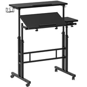 Standing Desk Adjustable Height, Stand Up Desk with Cup Holder