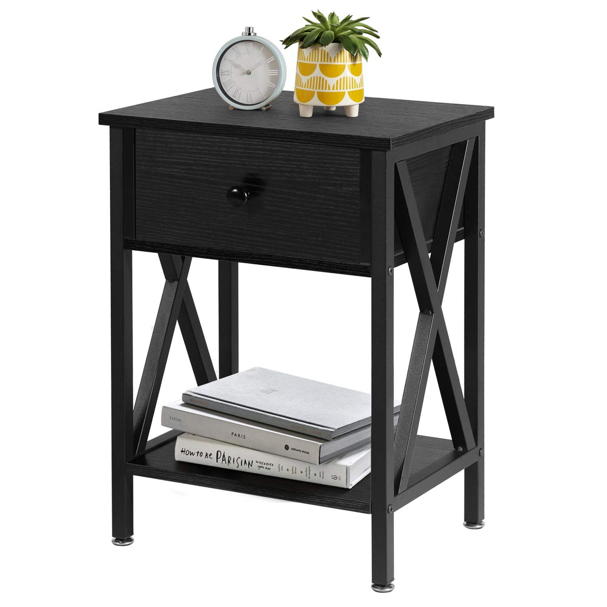 Night Stands for Bedroom Rustic Nightstand Bedside End Tables with Drawer