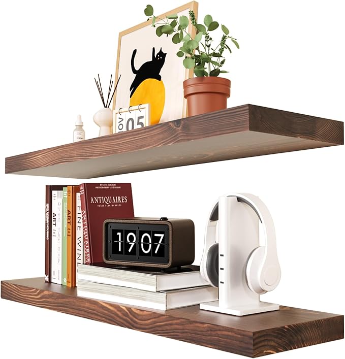Floating Shelves for Wall, Display Shelf for Bathroom Bedroom Kitchen