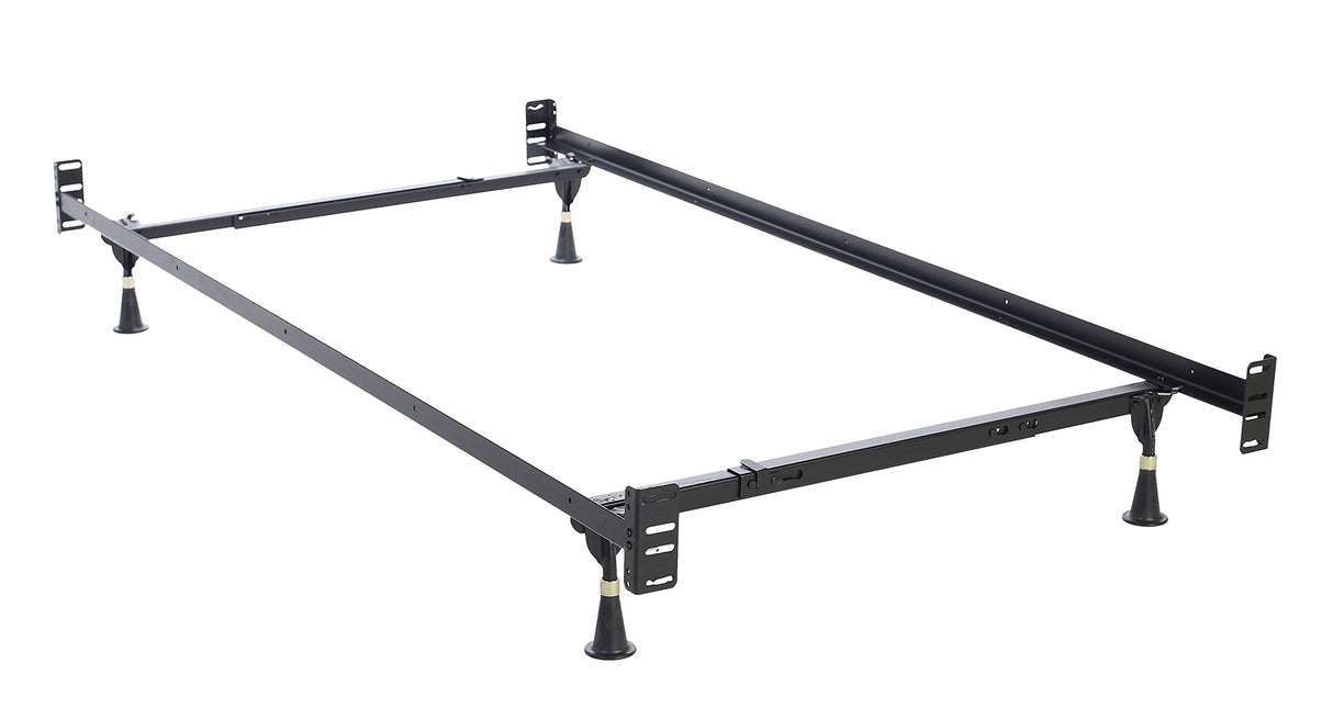 Bed Frame with Headboard/Footboard Attachment/4 Legs