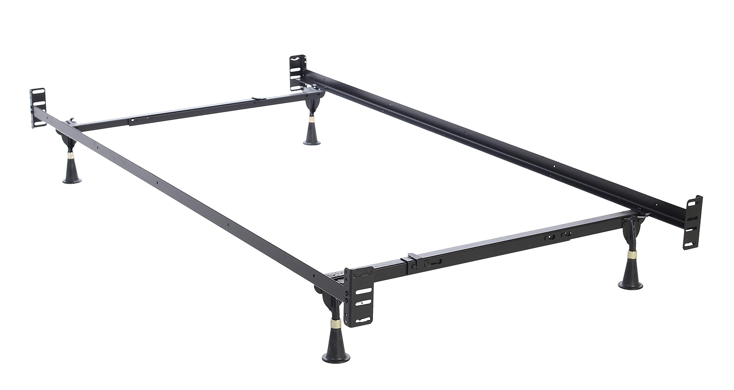 Bed Frame with Headboard/Footboard Attachment/4 Legs