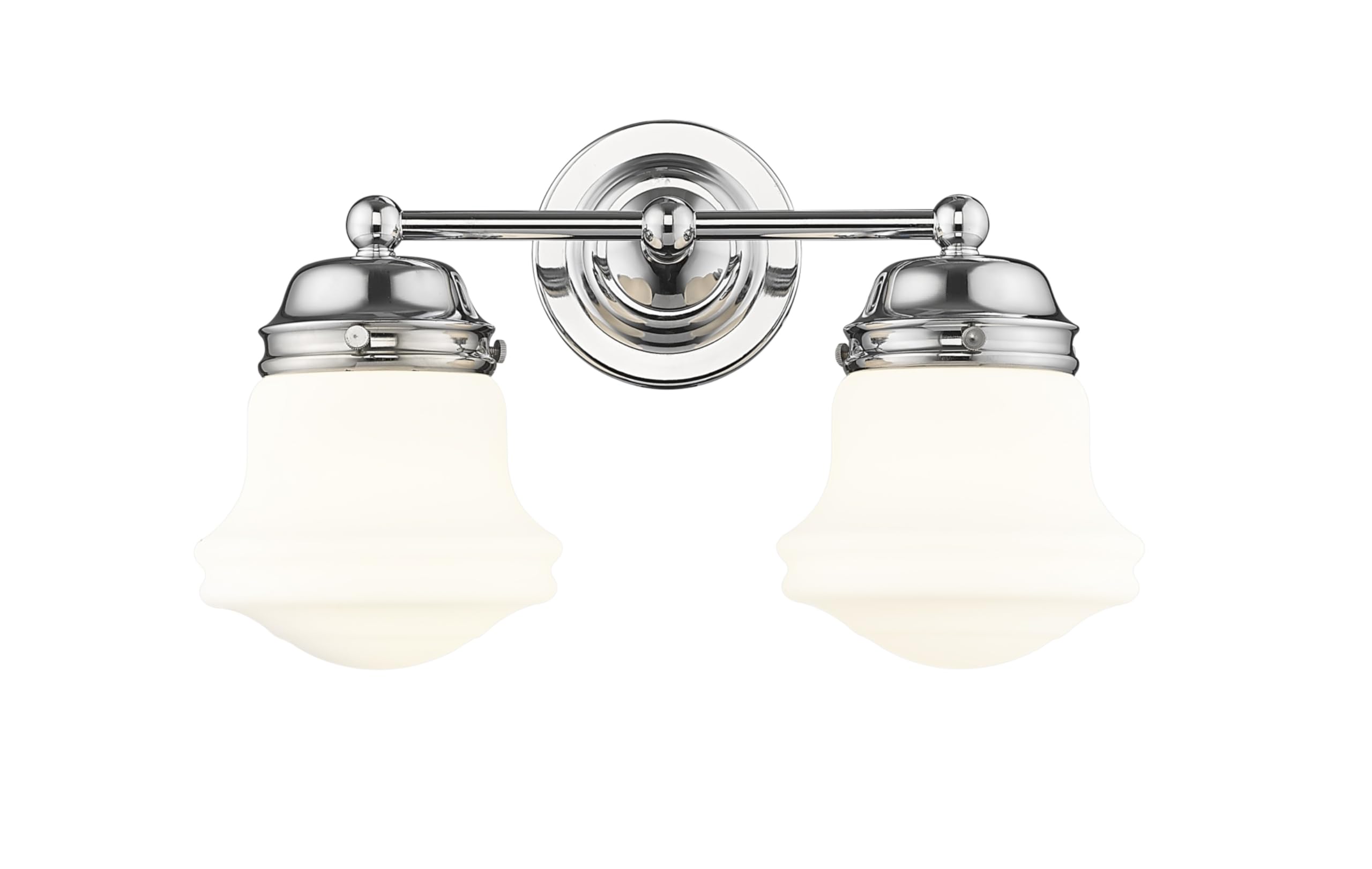 735-2V-CH Vaughn Vanity, 2-Light 120 Total Watts, Chrome