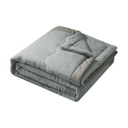 All-Season Comforter: Cooling Fiber Quilt for Hot Sleepers & Night Sweats - Lightweight, Soft(B)