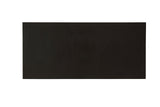 Ceara Storage Wooden Console Table with 2 Glass Doors in Black