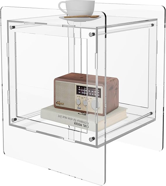 Acrylic Nightstand Orange Acrylic Side Table Night Stands