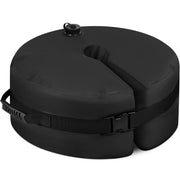 Umbrella Base Weight with Side Slot Opening, Black - Umbrella Base Weight Water Bag