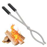 28" Fire Tongs Log Grabber for Fire Pit