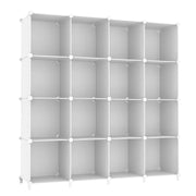 Cube Storage Organizer, 16 Cube Closet Organizer, Stackable Storage Cube