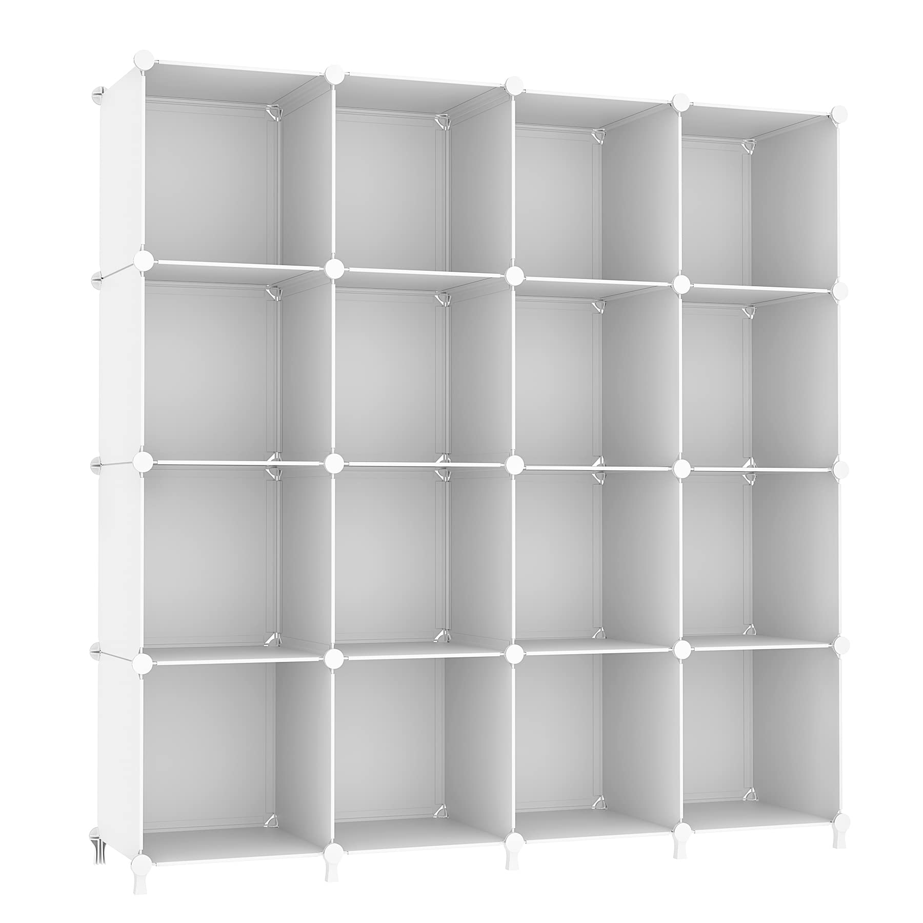 Cube Storage Organizer, 16 Cube Closet Organizer, Stackable Storage Cube