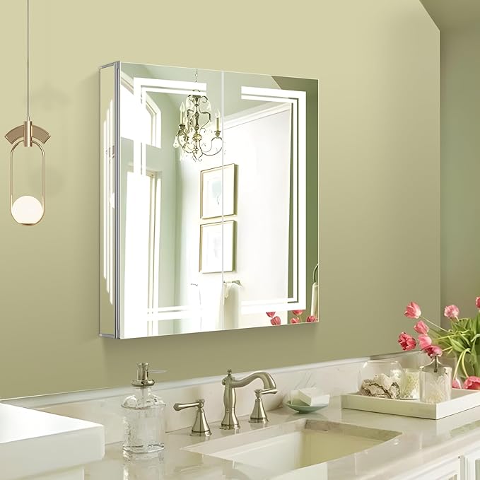 Medicine Cabinet with Lights,Lighted Medicine Cabinet