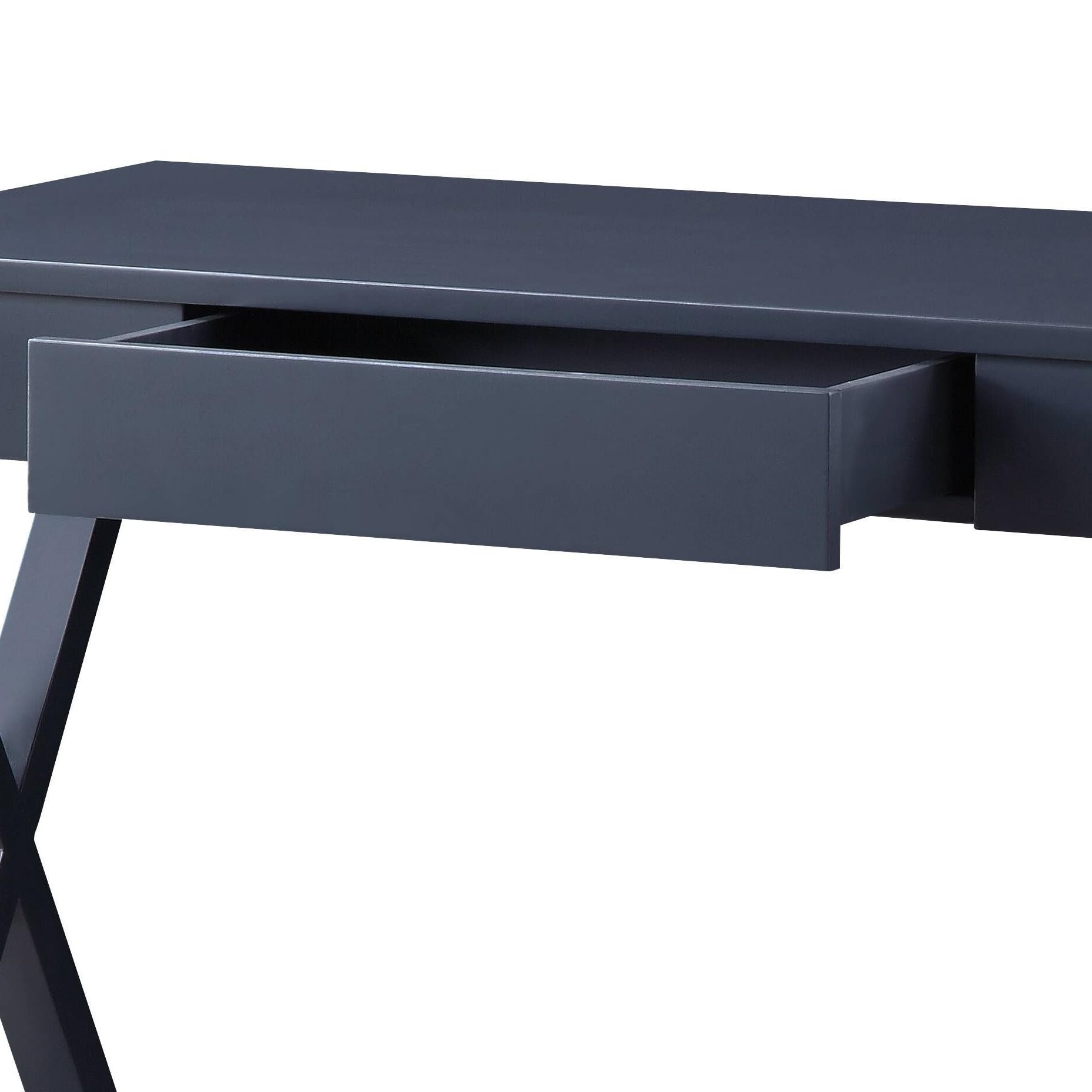 Nalo Console Table in Black Finish