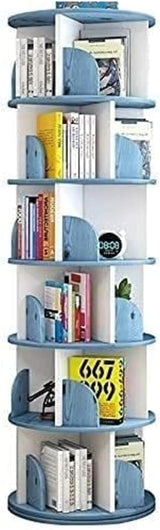 Narrow Bookshelf Multi-Layer Bookshelves Wood Bookcase 4-tier/5-tier/6-tier Standing