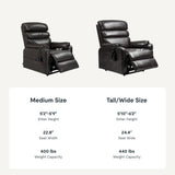 XL6 Dual Motor Power Lift Recliner Chair for Elderly, Lay Flat Sleeper Electric Recliner