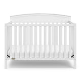 Benton 5-in-1 Convertible Crib with Drawer (Black) - Converts from Baby Crib to Toddler Bed,