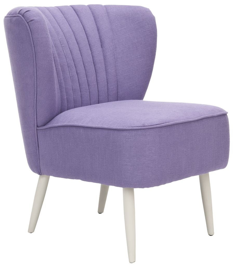 Mercer Collection Waverly Mid-Century Rainbow Striped Accent Chair
