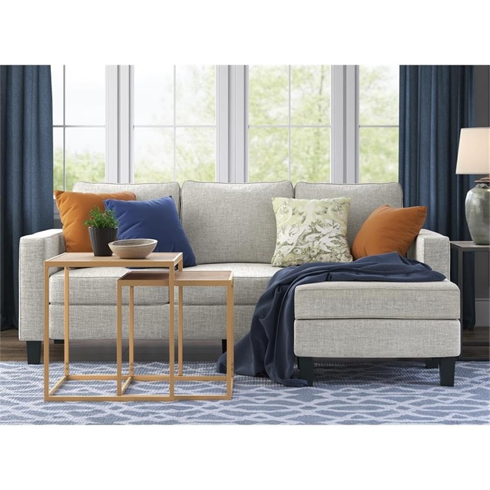 Friedman Nesting Accent Tables Set of 2 Gold