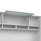 Double Cubicle Desk with Privacy Panels | Easy Office Collection Two Person L Shaped