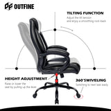 Big and Tall Heavy Duty Wide Seat- High Back Office Chair 400lbs Executive Office