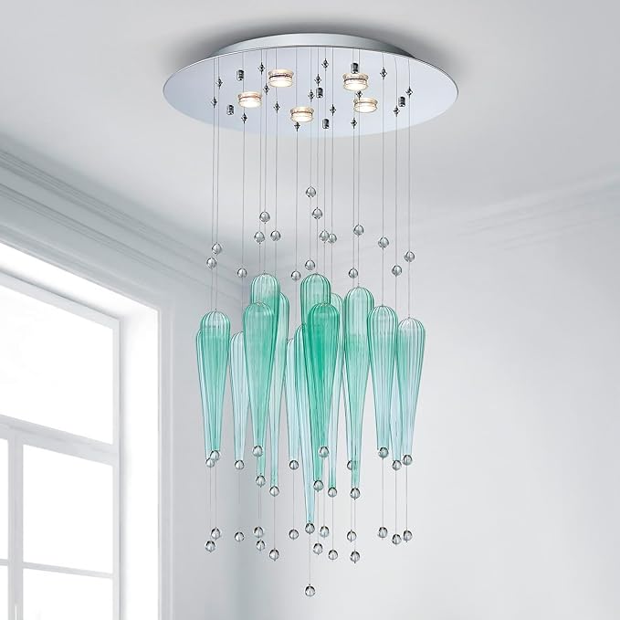 3-Lights Modern Chandelier K9 Crystal Chandelier Light Fixture