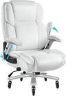 Heavy Duty Office Chair 600LBS - High Back Executive Leather Chair with Lumbar Support