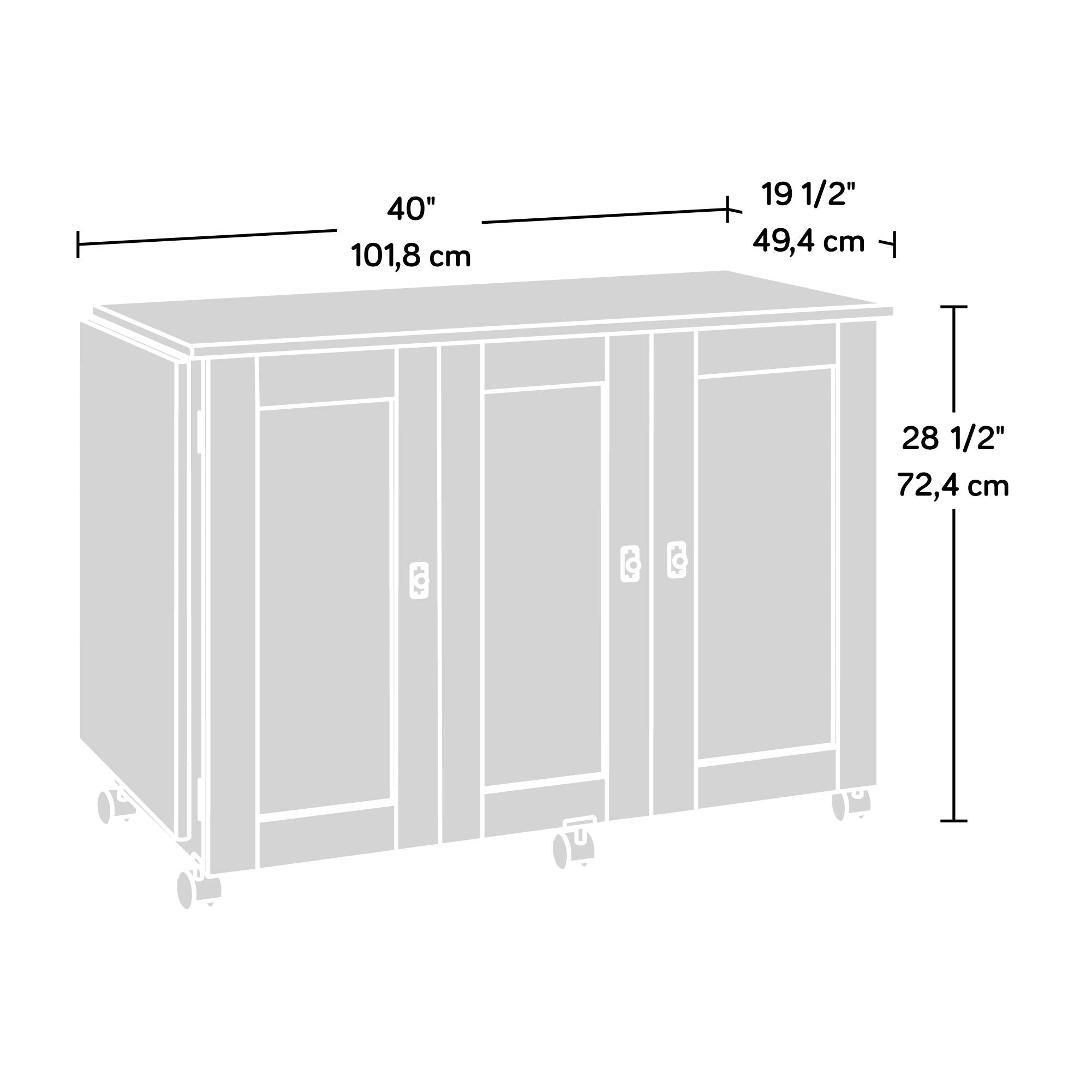 Miscellaneous Storage Sewing/Craft Cart/ Pantry cabinets, Mystic Oak finish