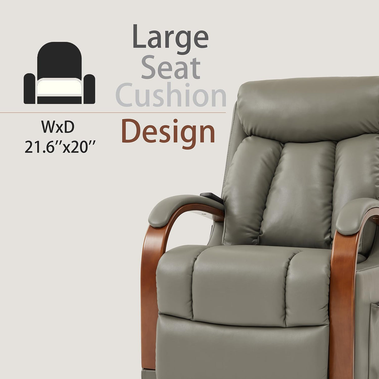 Small Lift Chair Recliner with Heat and Massage, Dual Motor Power Lift Sofa