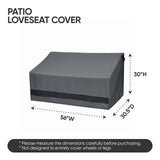 Furniture Covers 4 Piece, Outdoor Furniture Covers Waterproof, 600D Heavy Duty